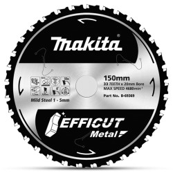 Makita Saw Blade 150 X 20 X 33t Efficut Metal