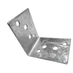 Metal Angle Bracket - 75mm X 75mm X 40mm X 2mm Galv