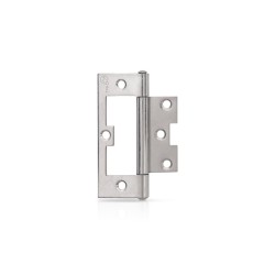 Quick Fit Flat Hinge 100 X 65 X 2.0mm Zinp Plated