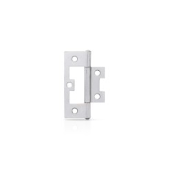 Quick Fit Flat Hinge 75 X 44 X 1.6mm Zinc Plated