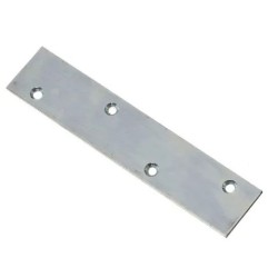 Metal Mending Plate 75mm X 20mm X 2.5mm - Zinc 2pk