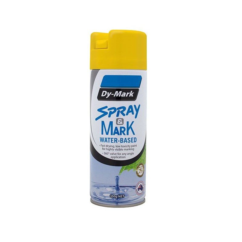 Dymark Water Based Spray & Mark Paint Yellow