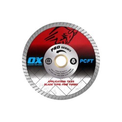 Ox Diamond Blade Pro. Turbo Fine 125mm (5")