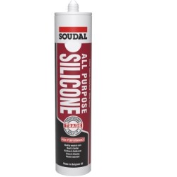 Soudal All Purpose Silicone Beige 300ml (Colourbond Paperbark)