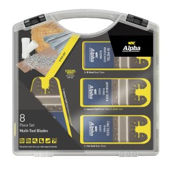 Alpha Multi Tool Blade Set 8pc Kit