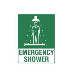 Sign Emergency Shower