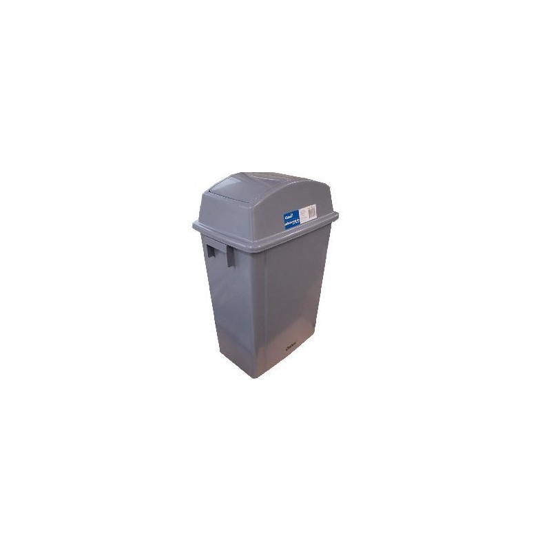 Swing Top Rubbish Bin 40l Grey