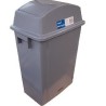 Swing Top Rubbish Bin 40l Grey