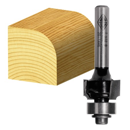 Carb-I-Tool Router Bit Rounding Over 1/4" Shank 6.35mm Radius