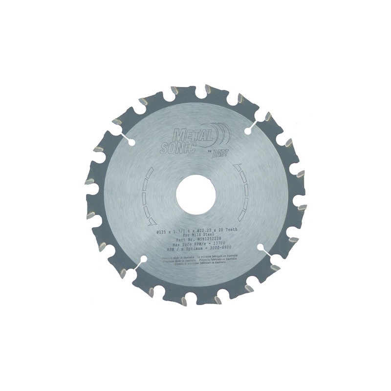 Dart Metal Sonic Blade 125mm X 22.2 X 20t