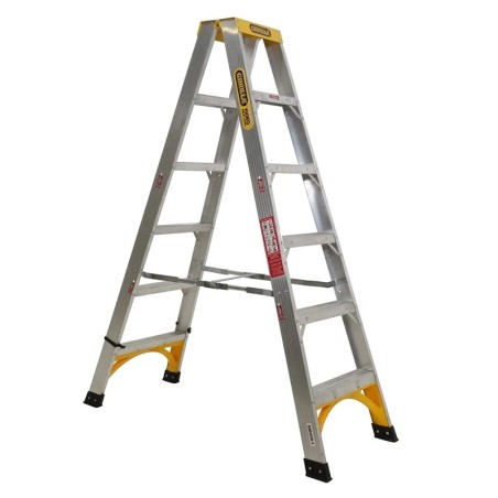 Gorilla Stepladder Double Side Alum. 6ft (1.8m) 180kg