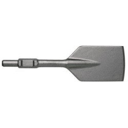 Demolition Bit - 30mm Hex Shank 120 X 500 Flat Clay Spade