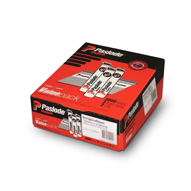 Paslode Impulse Nails 3.15 X 90mm Brt Vp