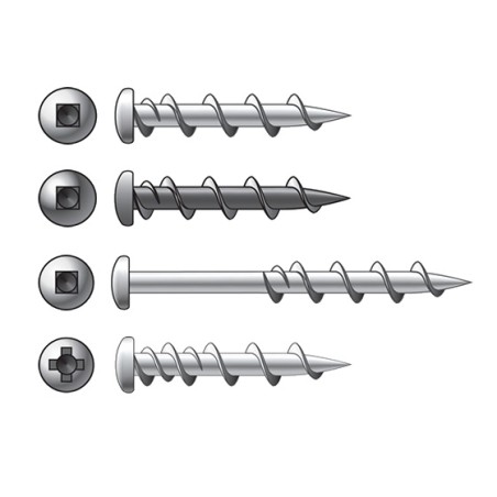 Powers Wall Dog Screw 50mm Sq Dr 100pk