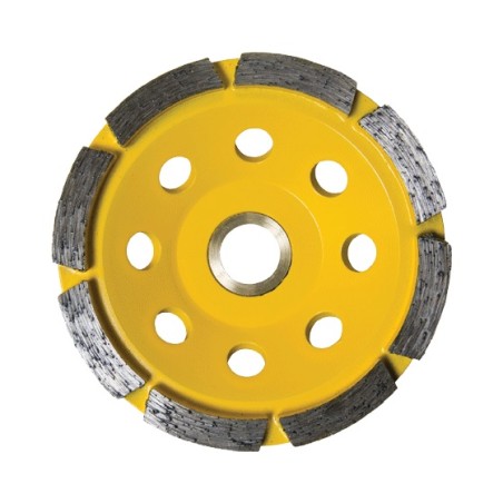Diamond Cup Wheel Single Row 125mm (Yellow)