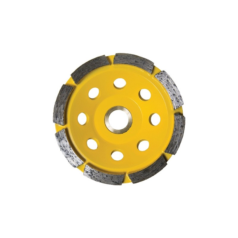 Diamond Cup Wheel Single Row 178mm (Yellow)