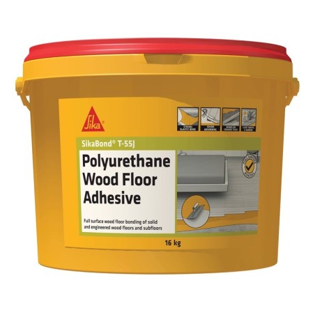 Sikabond T55j Adhesive Drum Ochre 16kg 12lt