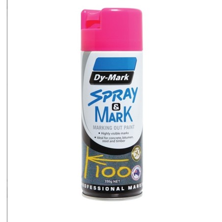 Dymark Marking Paint Fluro Pink 
