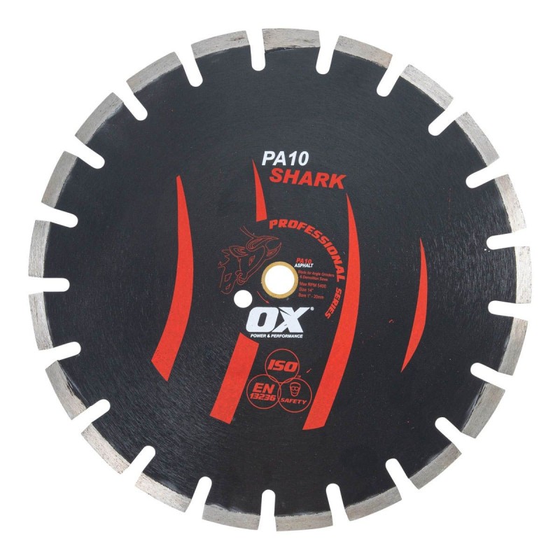 Ox Diamond Blade Asphalt Seg. 350mm (14")