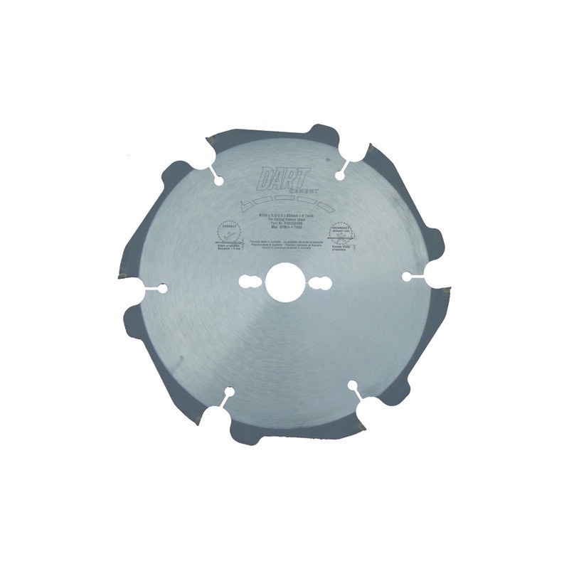 Fibre Cement Sheet Cutting Blade 250mm X 30 X 6t Pcd