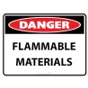 Sign - Danger Flammable Materials - 600 X 450mm Metal