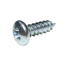 Self Tapping Screw Pan Head Zinc Ph Drive - 10g X 20mm 100pk