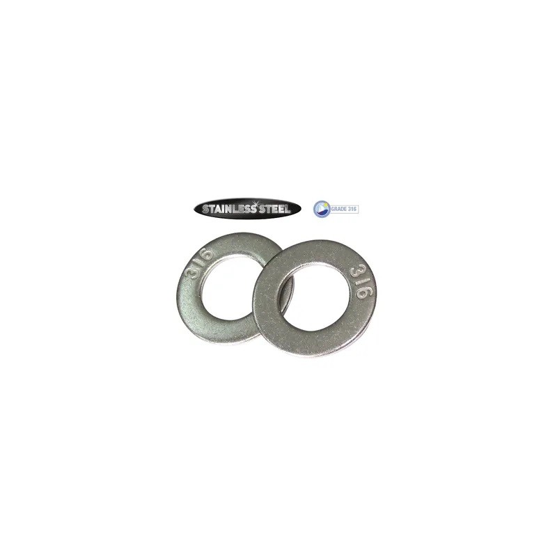 M10 Washer Round 316 S/s