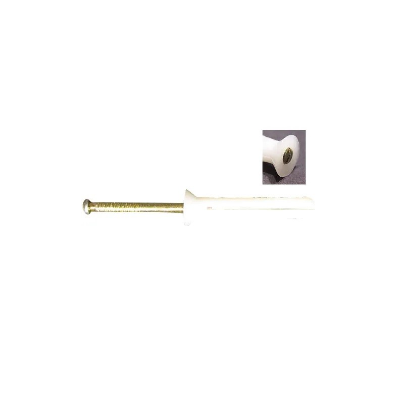 Nail In Plug Csk. Head M6.5 X 40mm 100pk
