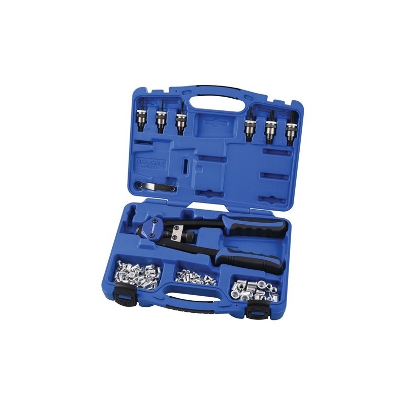 Kincrome Nut Riveter Twin Handle Kit 68pc
