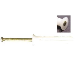 Nail In Plug Csk. Head M6.5 X 75mm 100pk