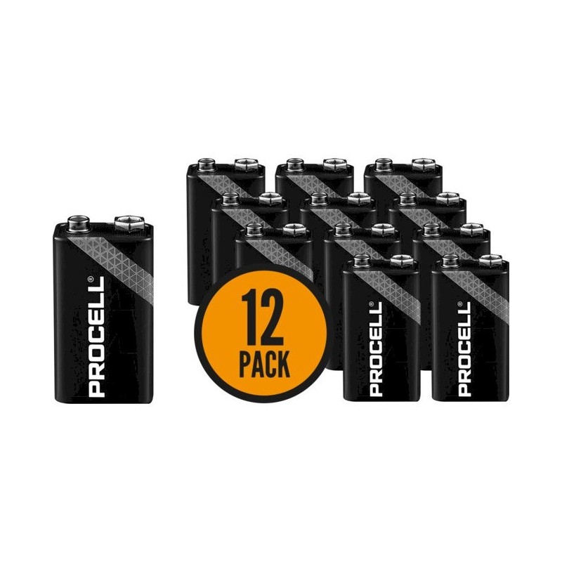 Battery 9v Procell Alkaline 12pk