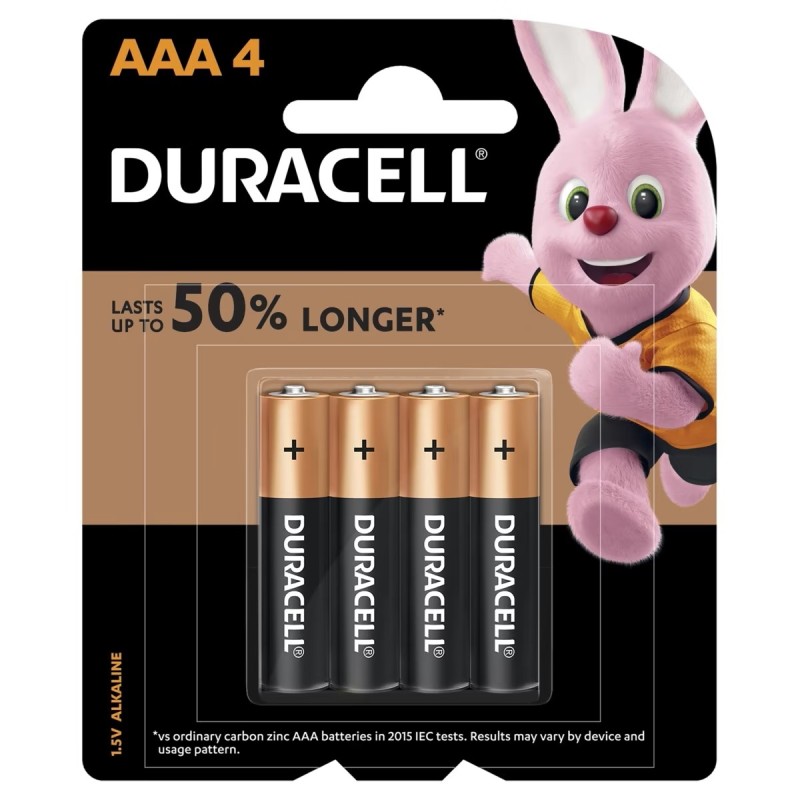Battery Aaa Duracell Alkaline 4pk