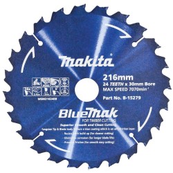 Makita Saw Blade 216 X 30 X 24t Bluemak Tct