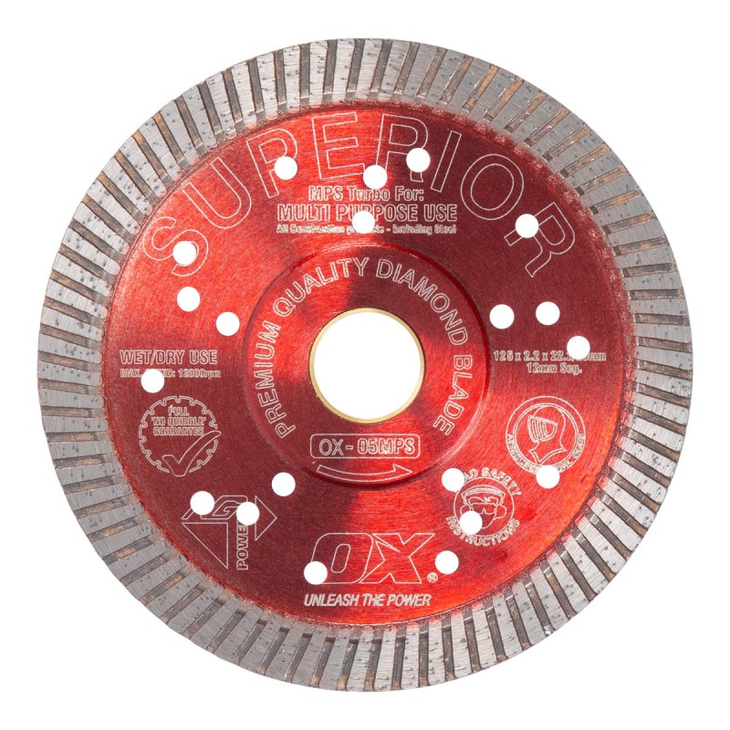 Ox Diamond Blade Pro. Turbo Superior 125mm (5")