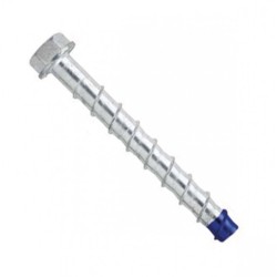 Powers Concrete Screw Hex Zinc 16.0 X 100mm 10pk