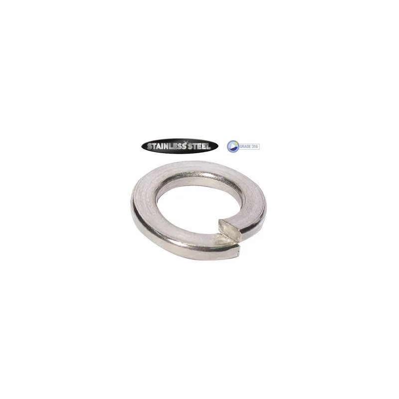 M8 Spring Washer 316 S/s