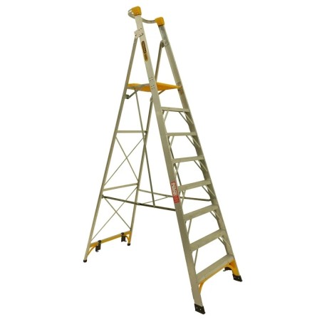 Gorilla Platform Ladder Alum. 8ft (2.4m) 150kg