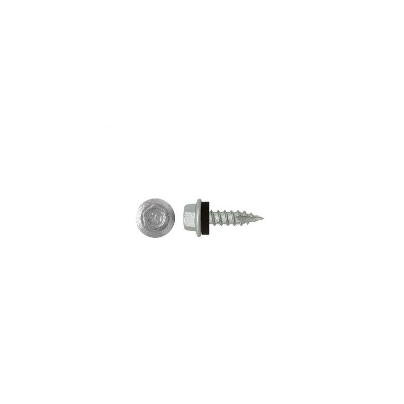Type 17 Screw Hex Head Galv W/Neo - 14g X 75mm 150pk