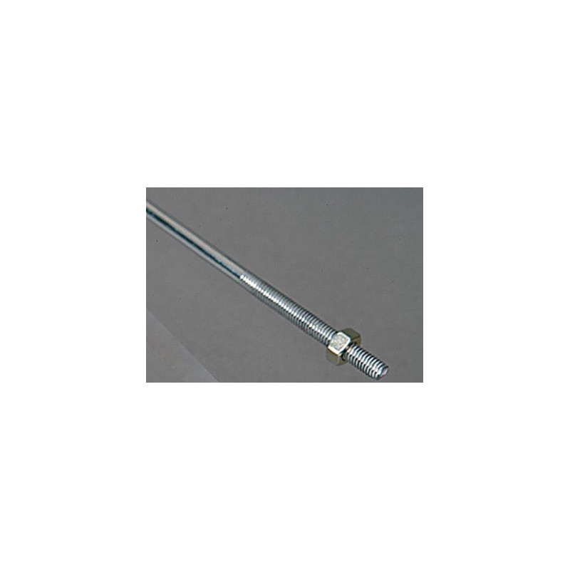 Galv Rod 5mm X 1800mm With M6 Thread One End