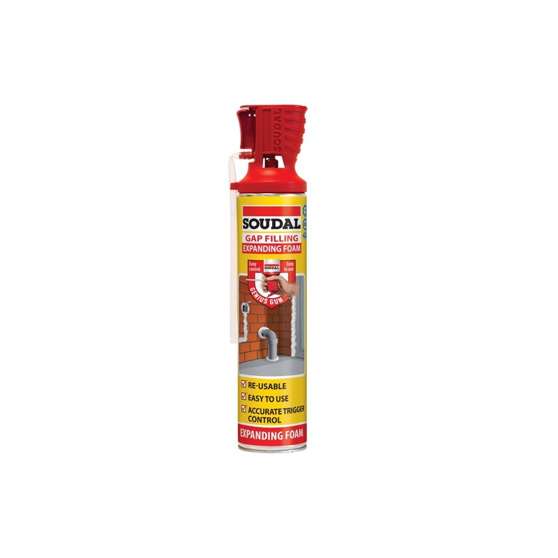 Soudal Expanding Foam Genius Gun 500ml