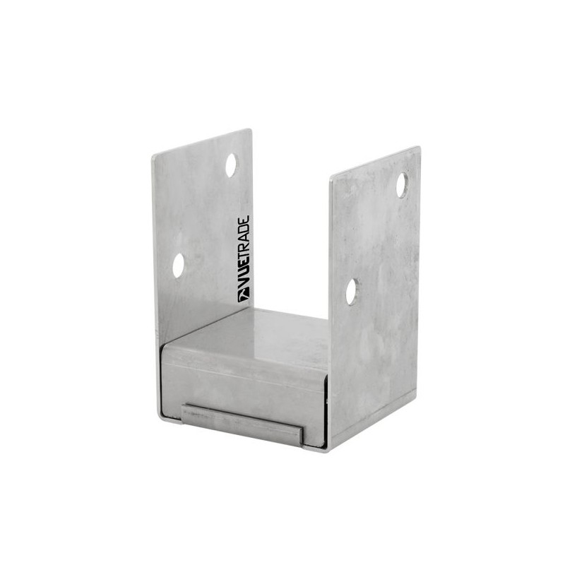 Post Support Bolt Down 115mm - Stainless Steel