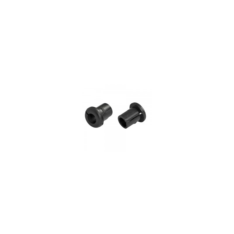 Inox Nylon Grommet Black Split 6.5mm (M3.2 - M5 Wire) 11/32 Drill