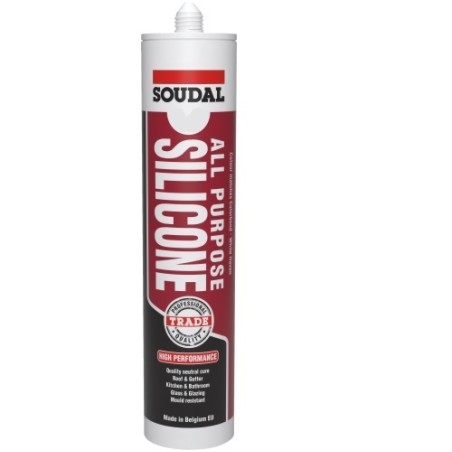 Soudal All Purpose Silicone Alabaster 300ml