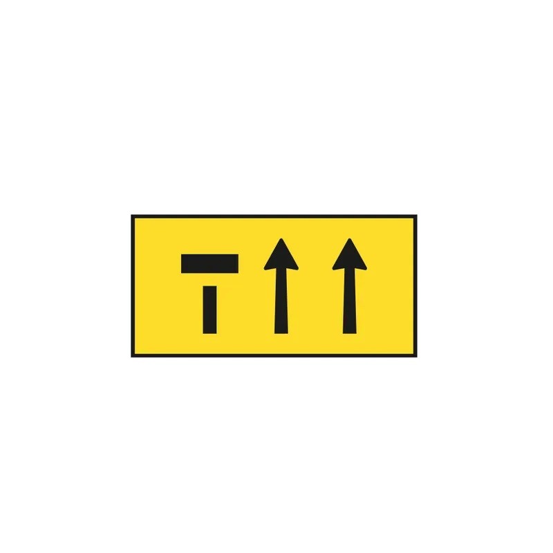 Sign Lane Closed 2 Lane