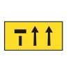 Sign Lane Closed 2 Lane