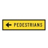 Sign Pedestrians With Arrow