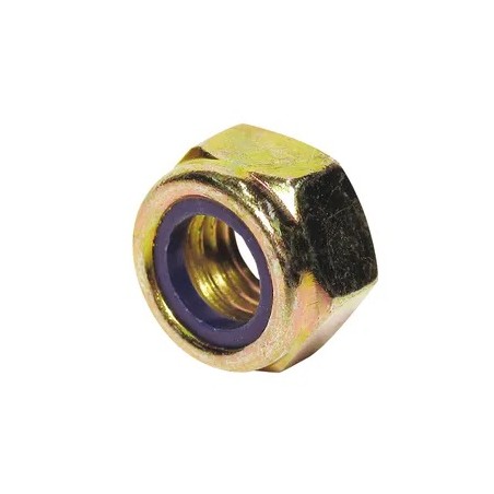 M8 Hex Nut Zinc Nylon Insert