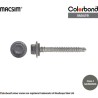 Roofing Screw Zip Basalt - 12g X 50mm 1000pk