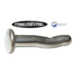 Spike Mush. Head 316 S/S M5 X 38mm 100pk