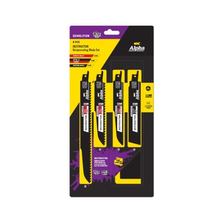 Alpha Recipro Blade Demolition Set 8pk